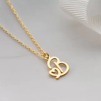 Heart Letter Pendant