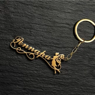 Fairy Angel Name Keychain